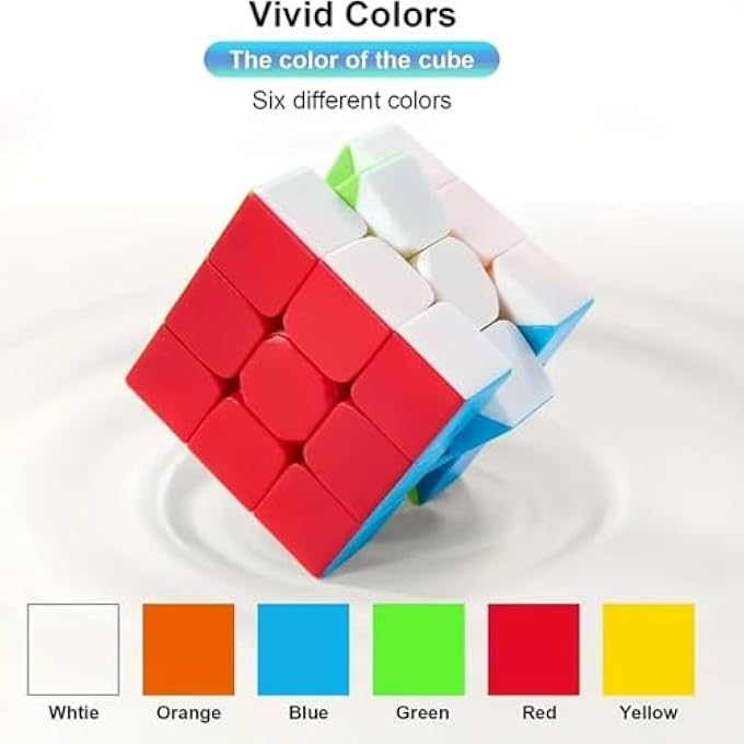 SPEED CUBE PROFESSION 3X3X3 SPEED CUBE - FAST SMOOTH TURNING - SOLID DURABLE & STICKER LESS FROSTED, BEST 3D PUZZLE MAGIC TOY - Image 2